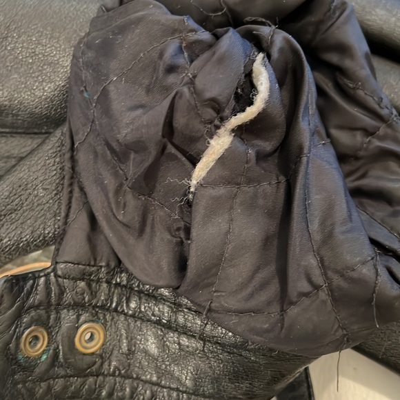 Antonio Giouanni Vintage Leather Jacket Size XXL Man Black - Picture 8 of 12